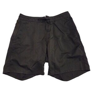 Ten Thousand Shorts Black Medium 7" Inseam Drawstring Hook Loop Athletic Gym